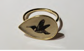 Figaro Hummingbird Ring