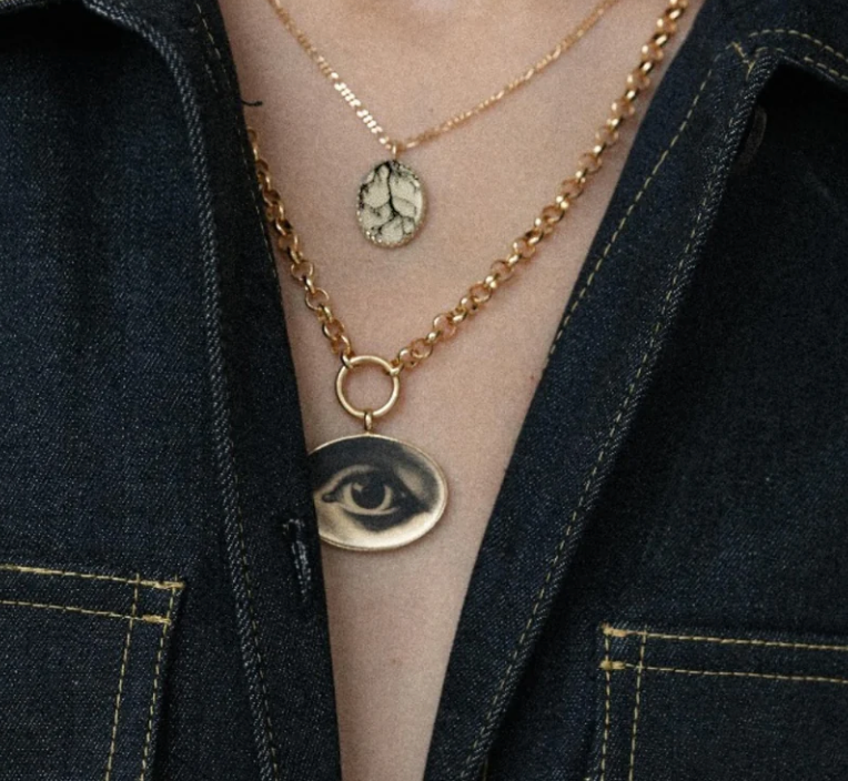 Lovers Eye Statement Necklace