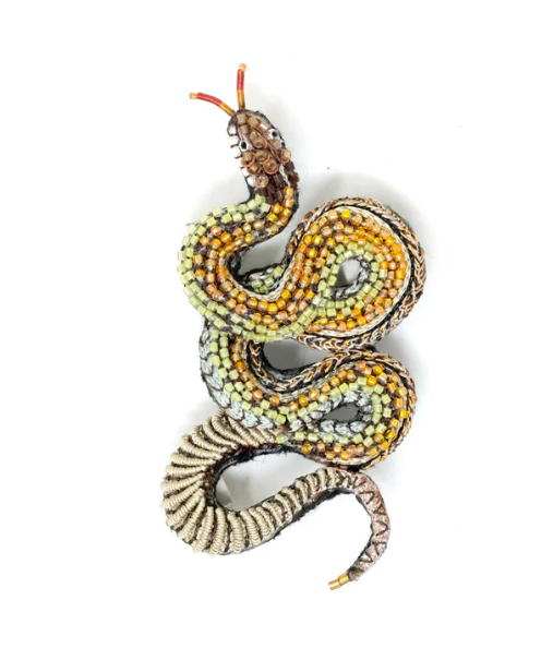 Viper Snake Brooch Pin