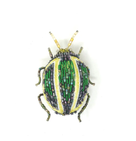 Tortoise Beetle Brooch Pin