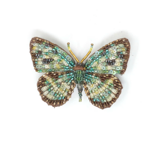 Four Spot Sailor Butterfly Brooch Pin
