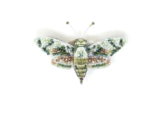 Hawk Moth Brooch Pin