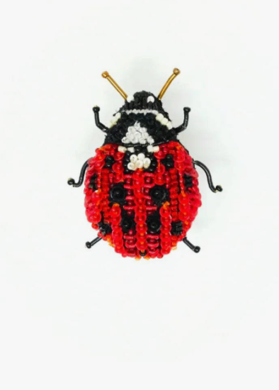 Lady Bird Beetle Brooch Pin
