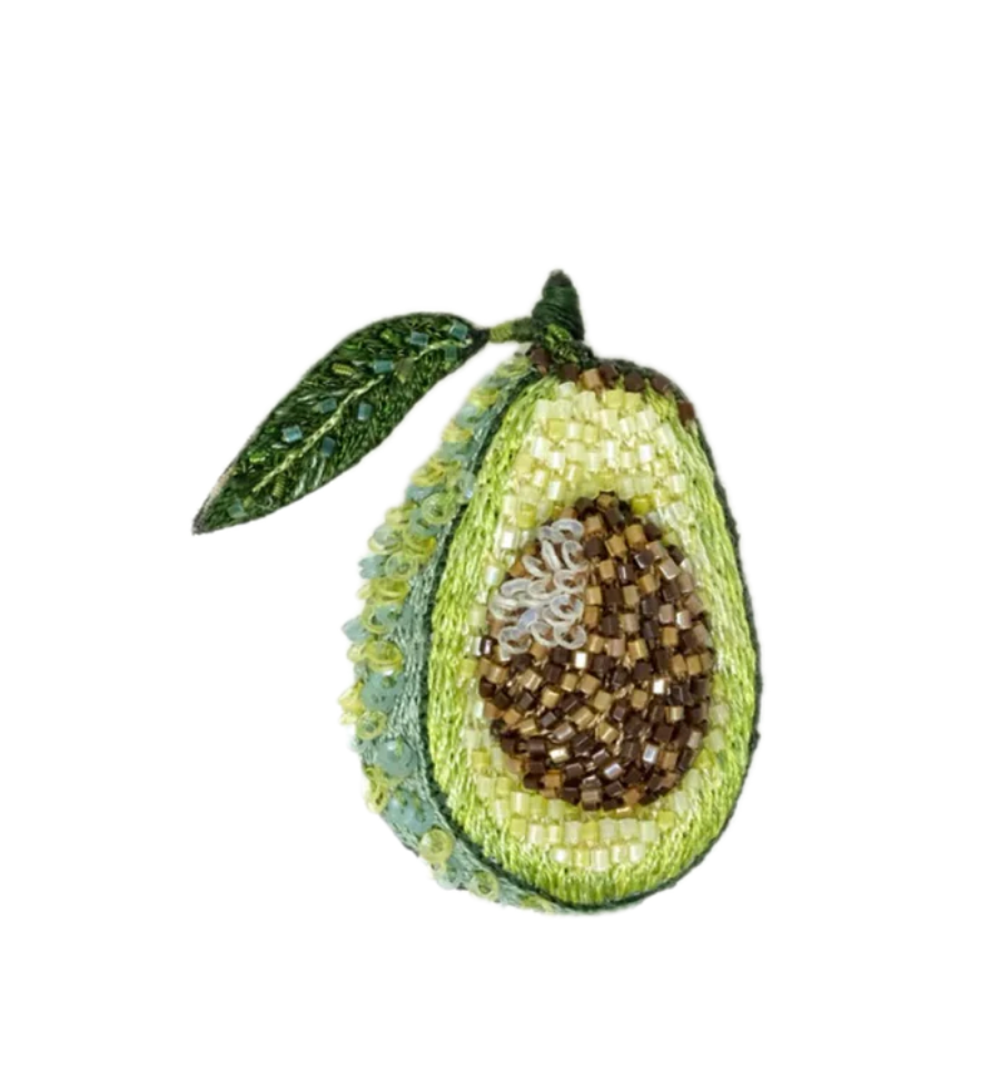 Gwen Avocado Brooch Pin