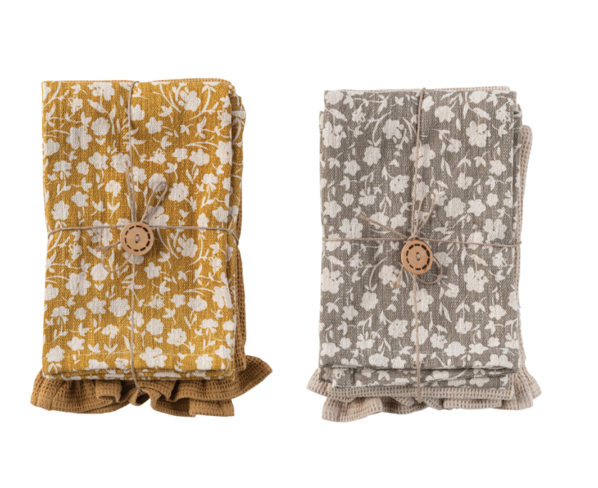 Cotton Tea Towels S/2