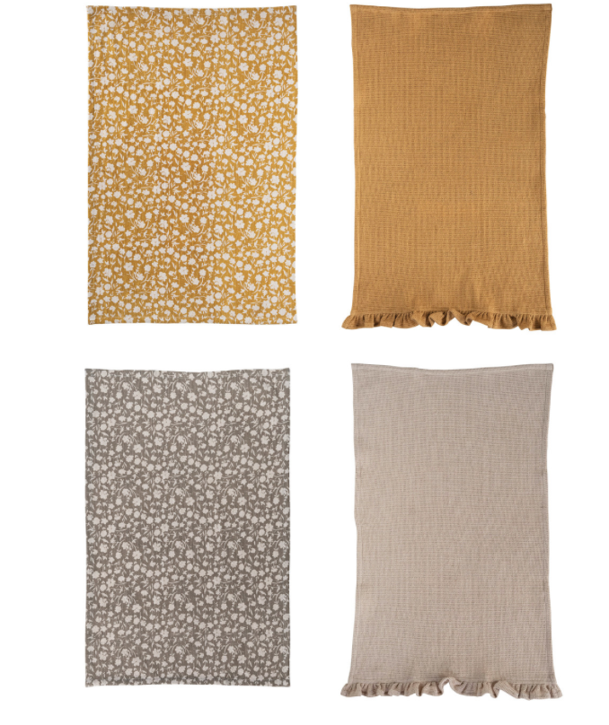 Cotton Tea Towels S/2