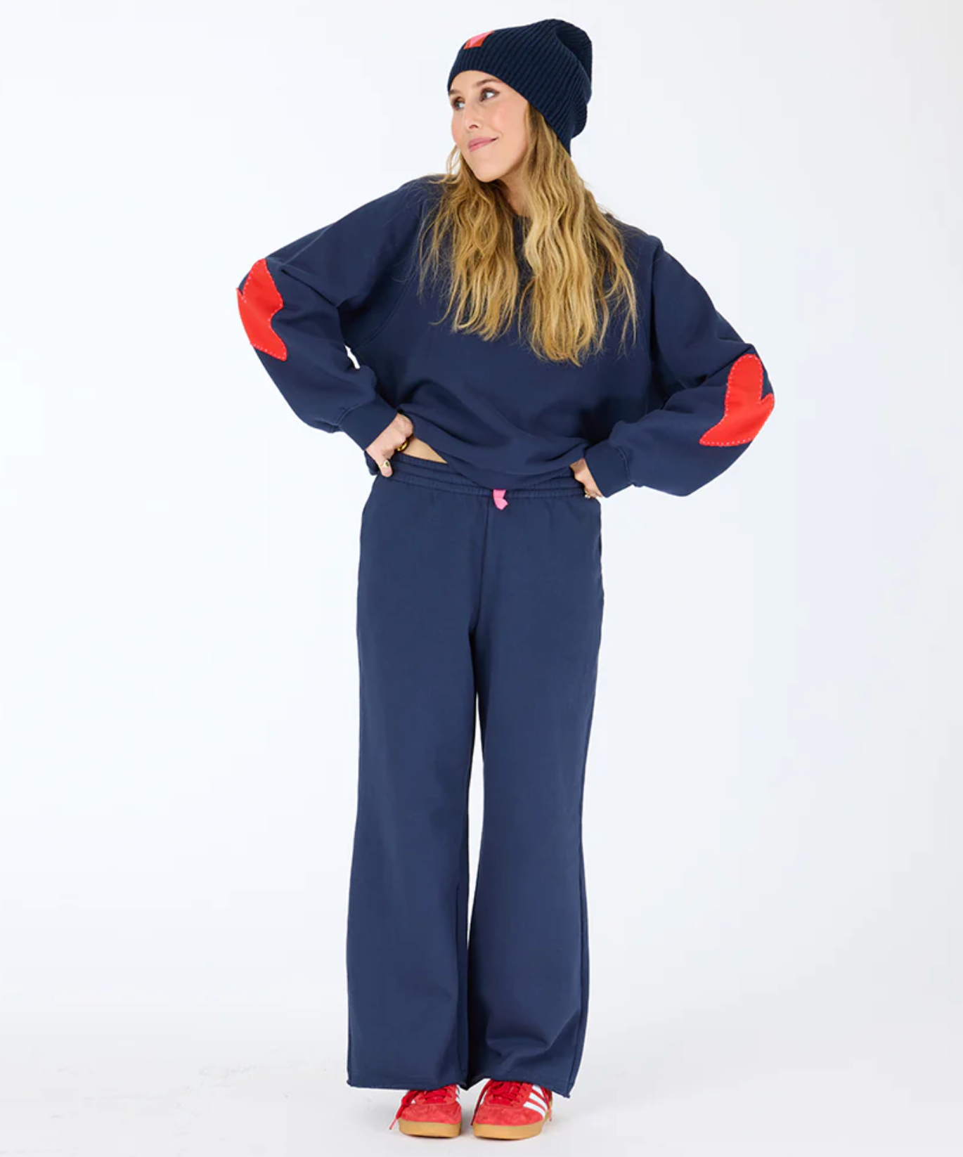 Benton Imperfect Heart Indigo Sweatshirt