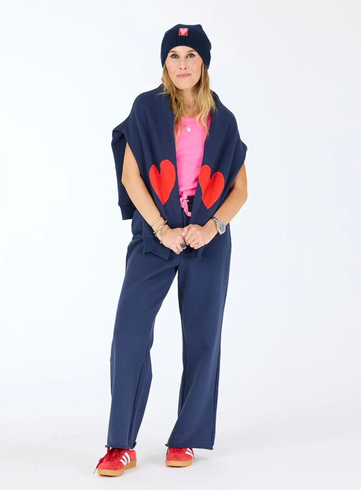 Benton Imperfect Heart Indigo Sweatshirt