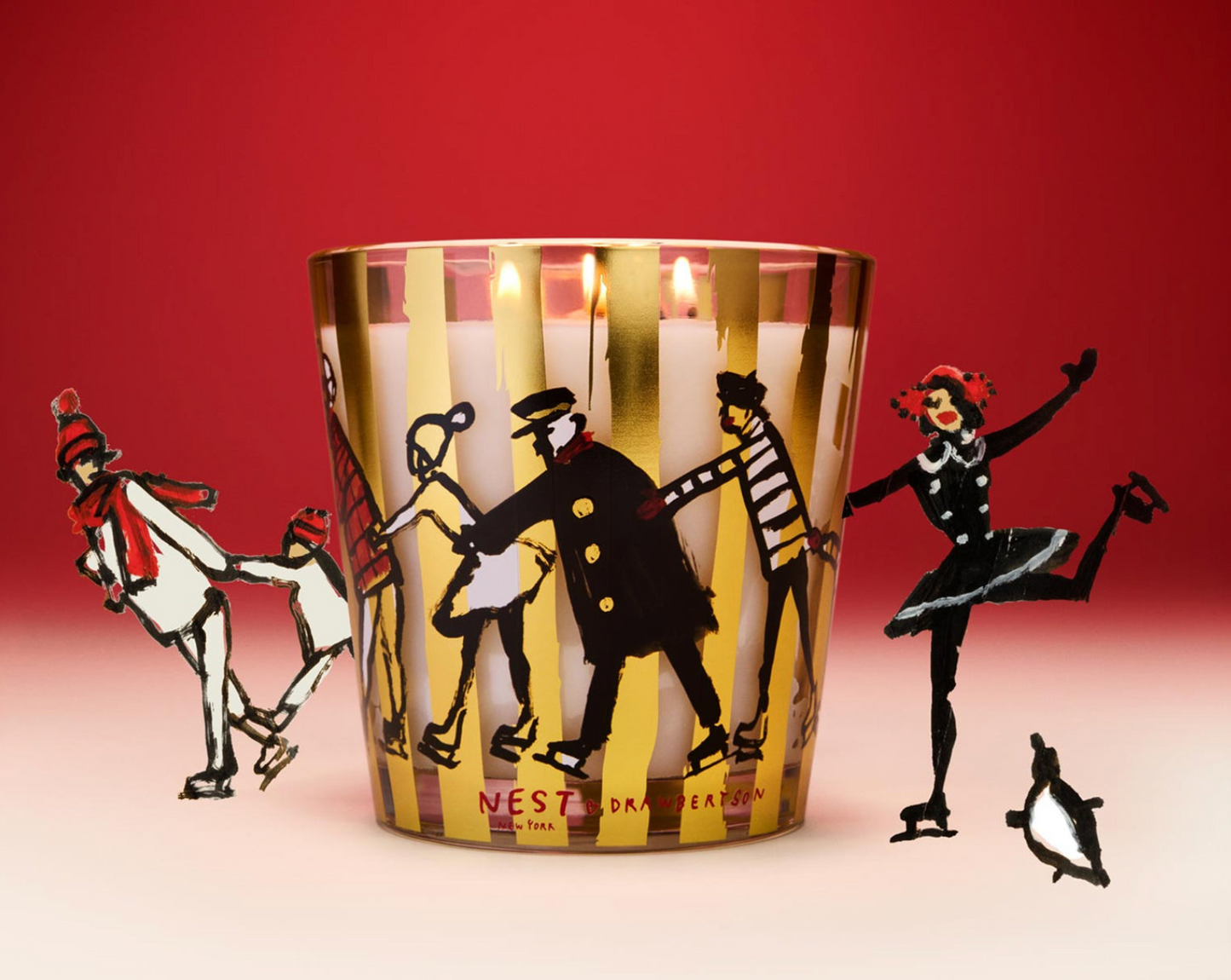 Nest Holiday Fragrance X D. Rawbertson Holiday Ice Skaters