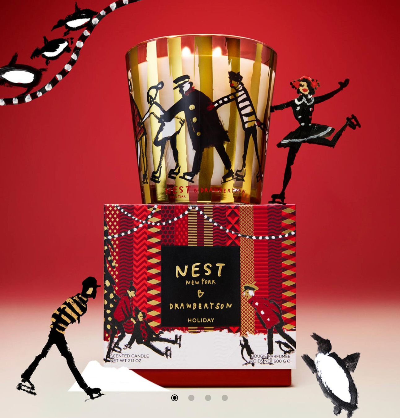 Nest Holiday Fragrance X D. Rawbertson Holiday Ice Skaters