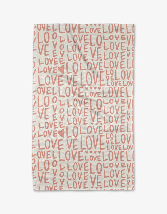 All the Love Tea Towel