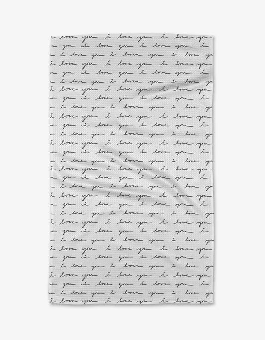 List of Love Tea Towel