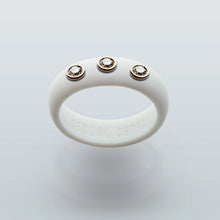 Load image into Gallery viewer, 3 Stone Silicone Ring
