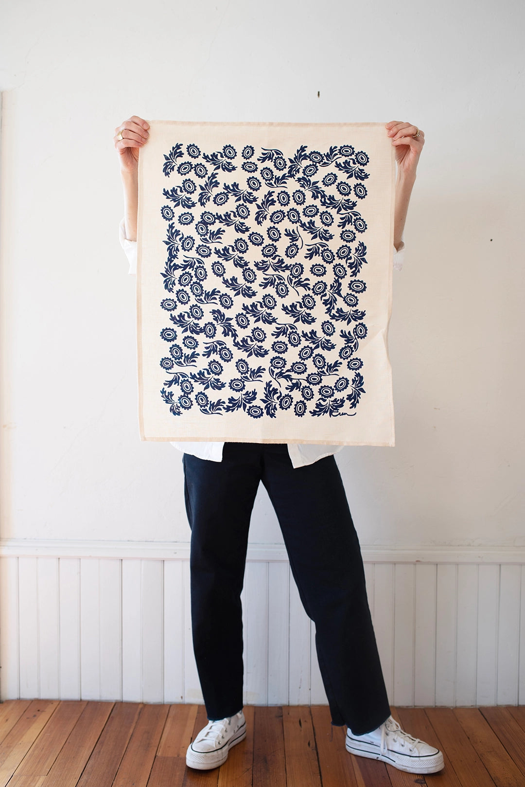 Wallfower Tea Towel