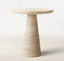 Load image into Gallery viewer, Ide Travertine Side Table
