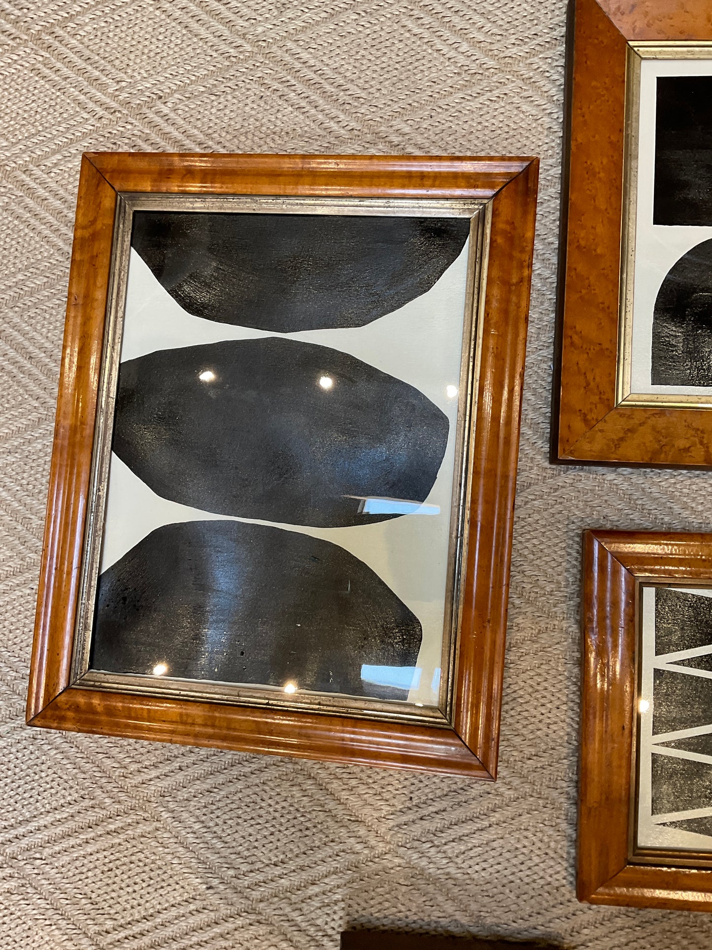 Set of Birds Eye Maple Paintings 1880