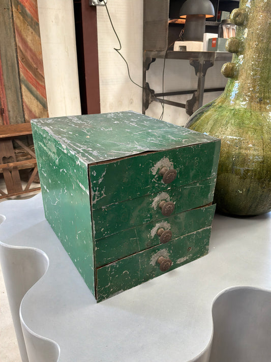 Green Metal Drawers