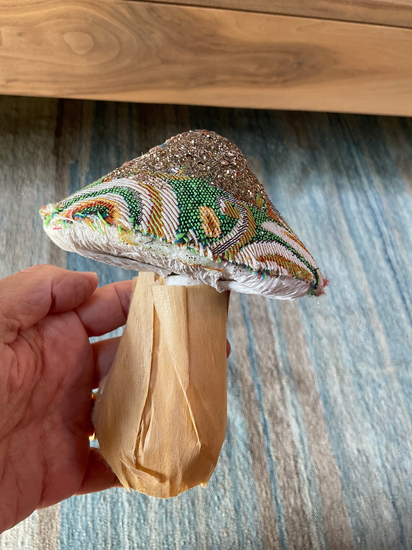 Fabric Topped Mushroom