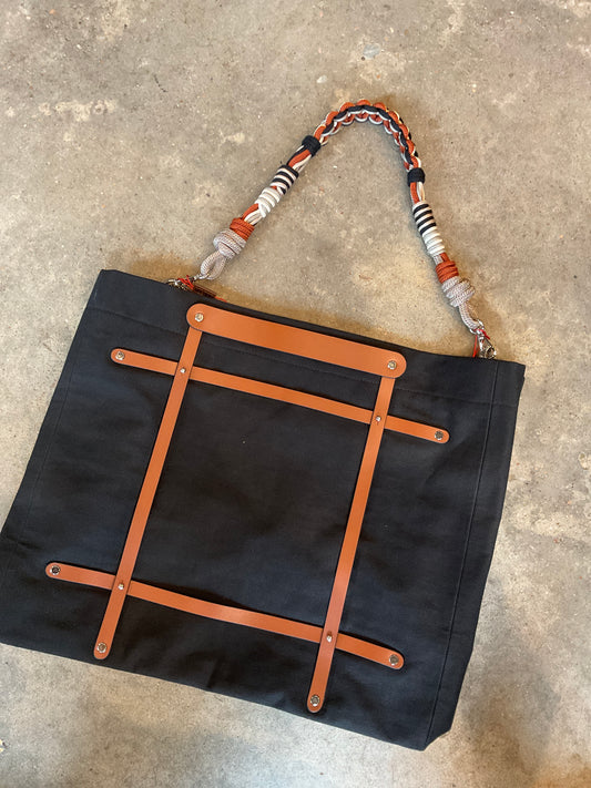 Candide Bag Black/Cognac w/Alice Strap