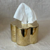 Brass Bud Tissue Box