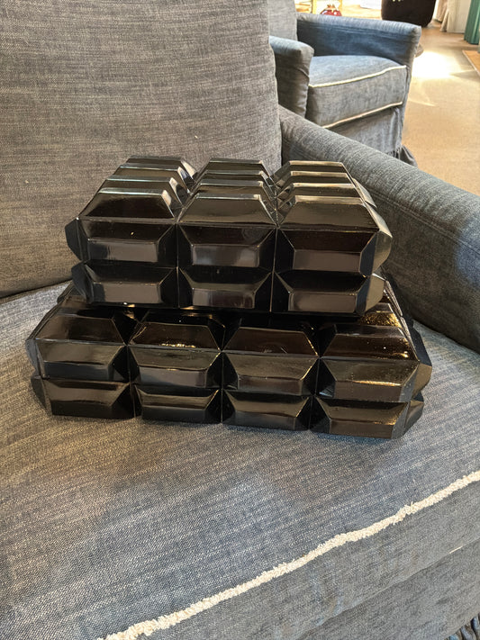 3D Black Horn Rectangular Cube Box
