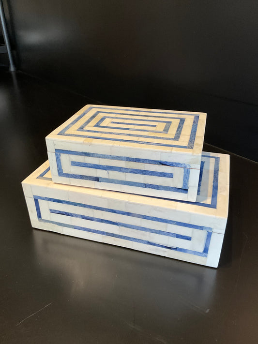Blue and White Bon Box