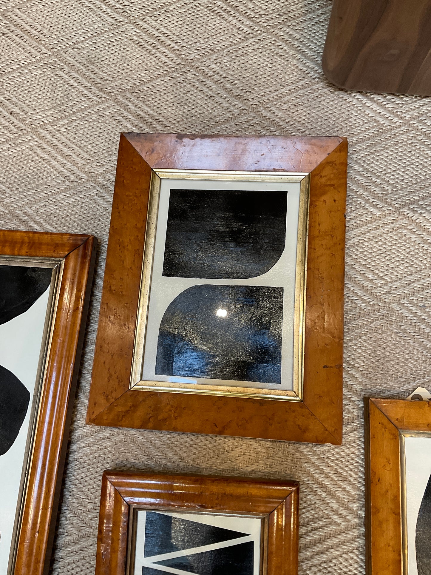 Set of Birds Eye Maple Paintings 1880
