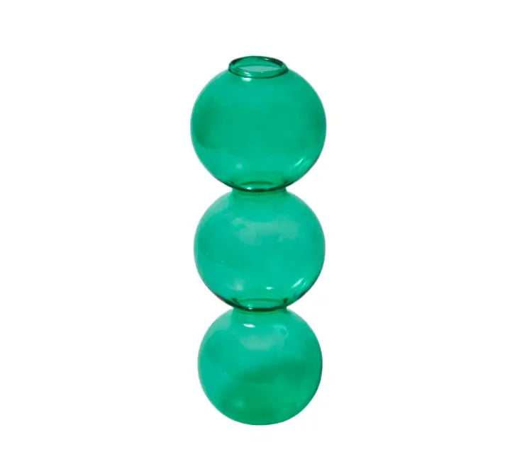 Bubble Shape Glass Vase