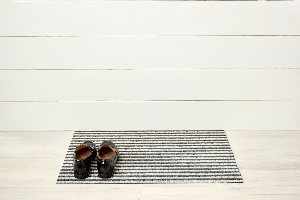 Breton Stripe Indoor/Outdoor Shag Floor Mat
