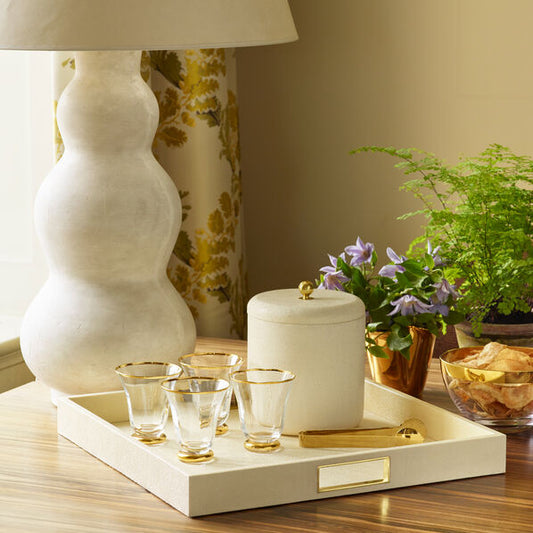 Renata Shagreen Square Tray