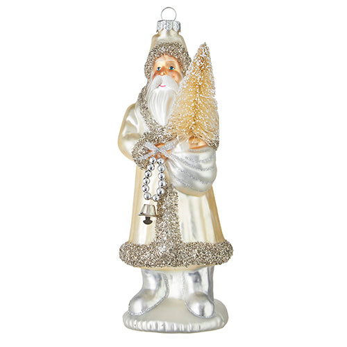 9" SANTA WITH BELL ORNAMENT