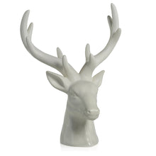 Load image into Gallery viewer, Rocky Mountain Ceramic Stag Head - White
