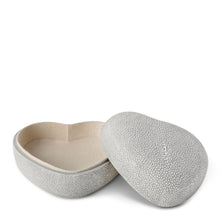 Load image into Gallery viewer, AERIN Shagreen Heart Box
