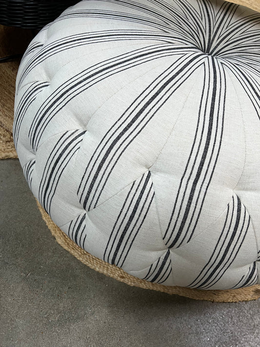 43" Pouf - Braxton Charcoal