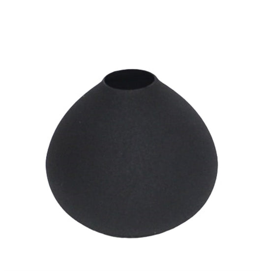Black Iron Vase