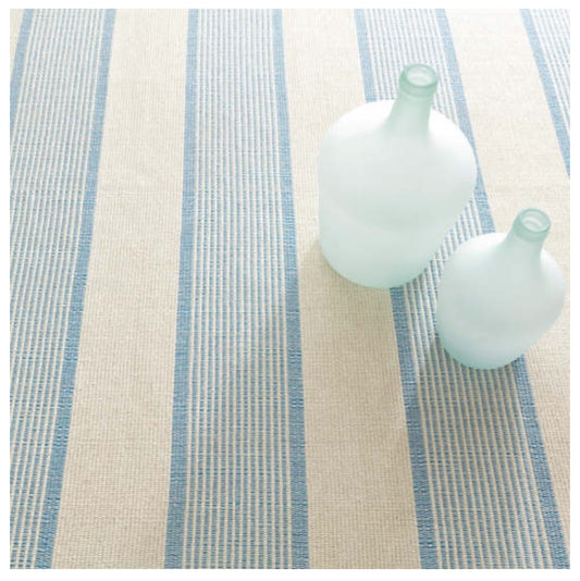 La Mirada Asiatic Blue Woven Cotton Rug