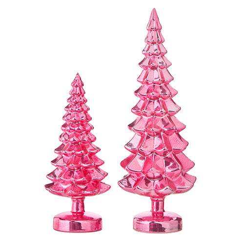 PINK GLASS TREES