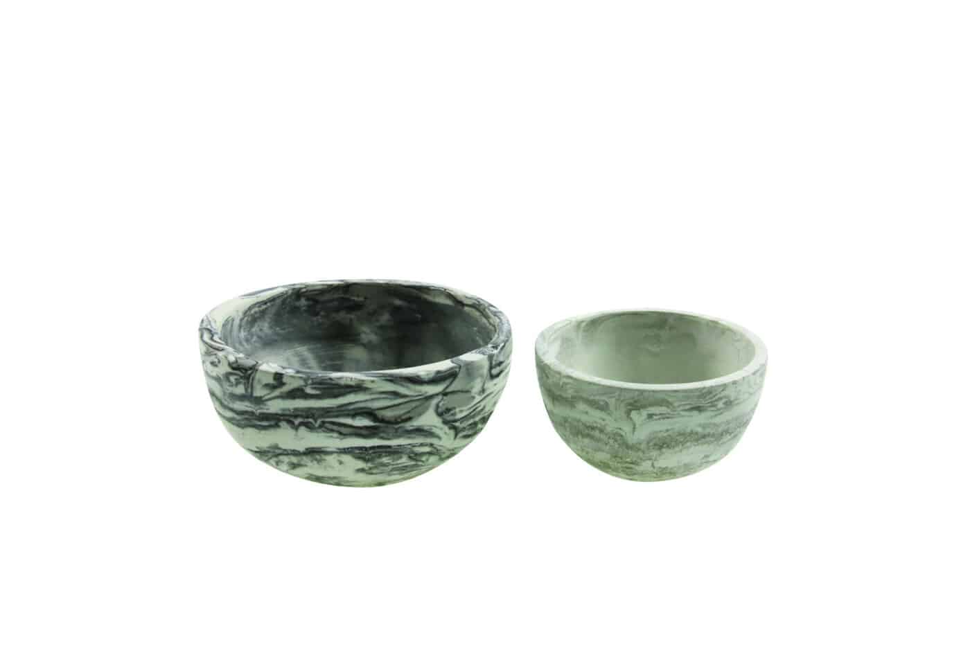 Marbled Cement Nesting Bowls