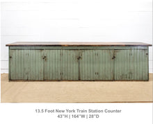 Load image into Gallery viewer, 13&#39;5&quot; Train Station Counter
