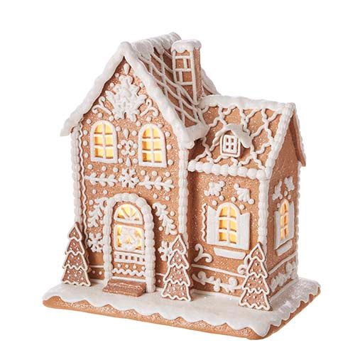 LIGHTED GINGERBREAD HOUSE