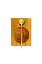 Load image into Gallery viewer, Teak Cellar with Gold Spoon
