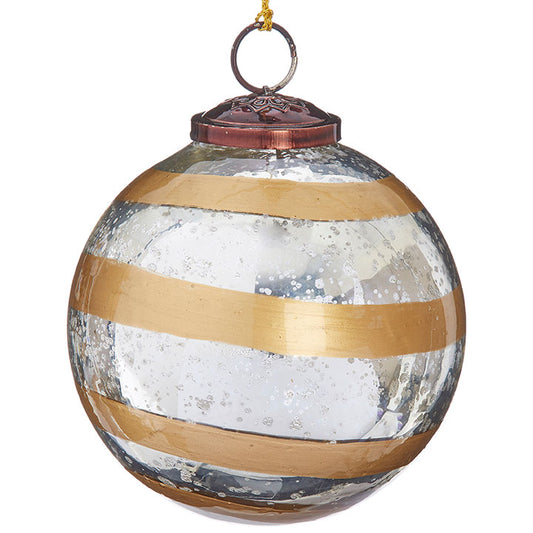 Striped Ball Ornament