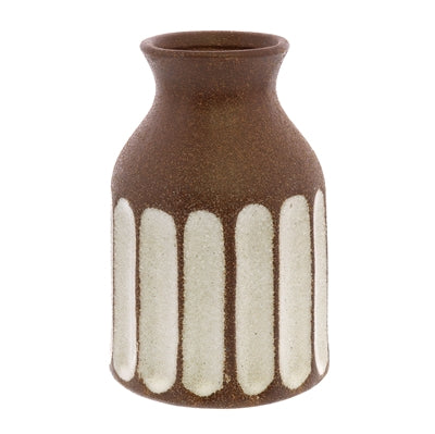 Caldwell Ceramic Vase- Brown