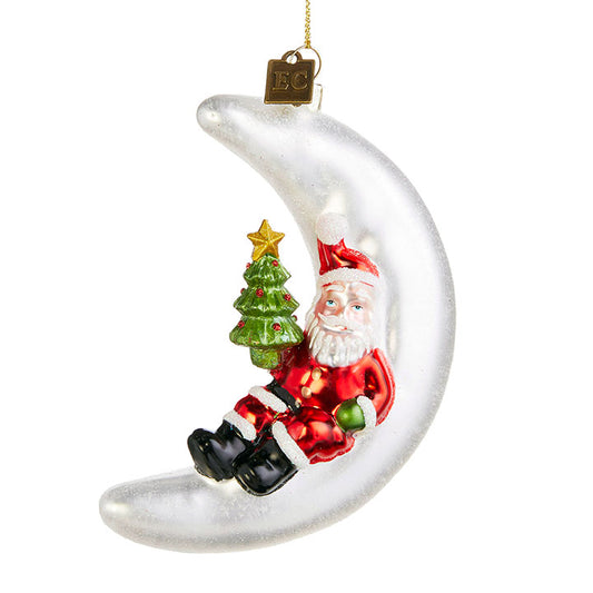 Midnight Santa Ornament