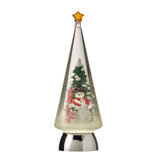Winter Friends Lighted Tree With Glitter