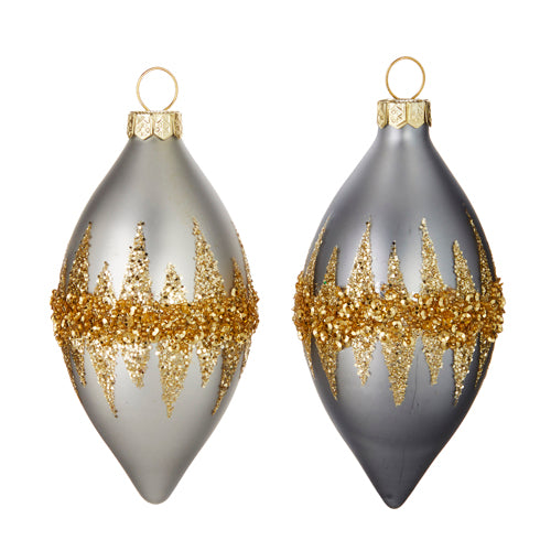 Double Pointed Jeweled Ornament