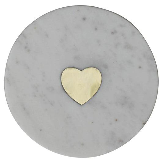 Marble Heart Tray