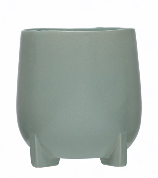 Stoneware Footed Planter