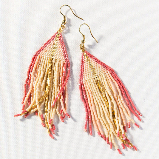 Luxe Ombre Fringe Earring