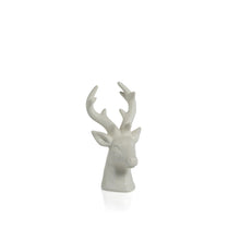 Load image into Gallery viewer, Rocky Mountain Ceramic Stag Head - White
